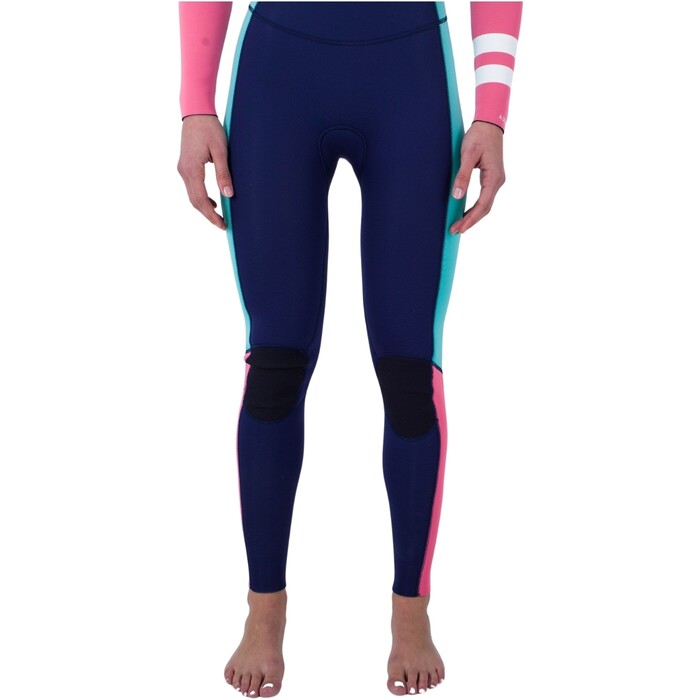 2024 Hurley Womens Advant 4/3mm Chest Zip Wetsuit WFS0013403 - Flag Blue